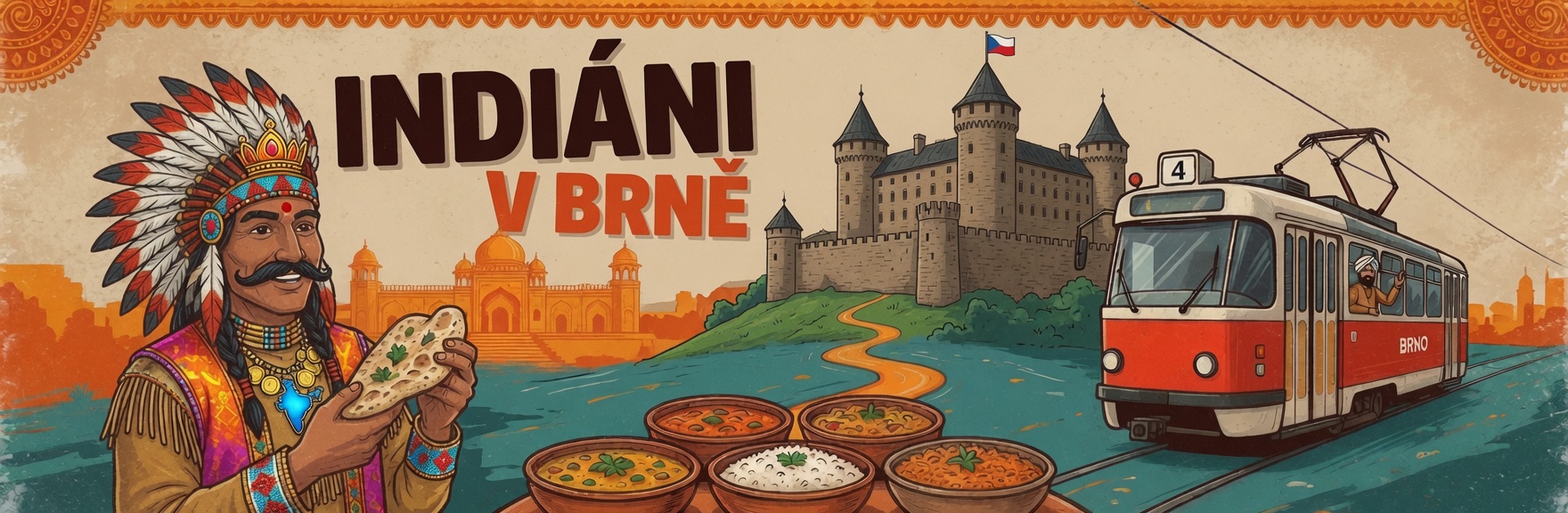 Indiáni v Brně
